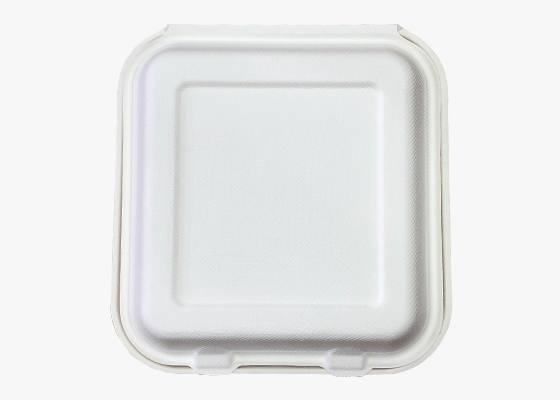 泰国工厂大量现货供应：纸浆模塑餐具; 9寸锁盒 型号1